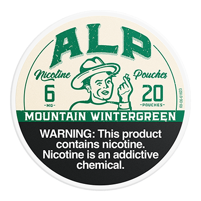 ALP Mountain Wintergreen 6mg Nicotine Pouches
