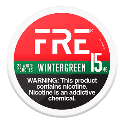 FRE Wintergreen 15mg Nicotine Pouches