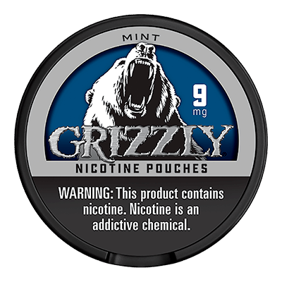 Grizzly Mint 9mg Nicotine Pouches