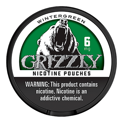 Grizzly Wintergreen 6mg Nicotine Pouches