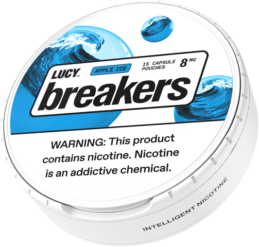 LUCY Breakers Apple Ice 8mg Nicotine Pouches
