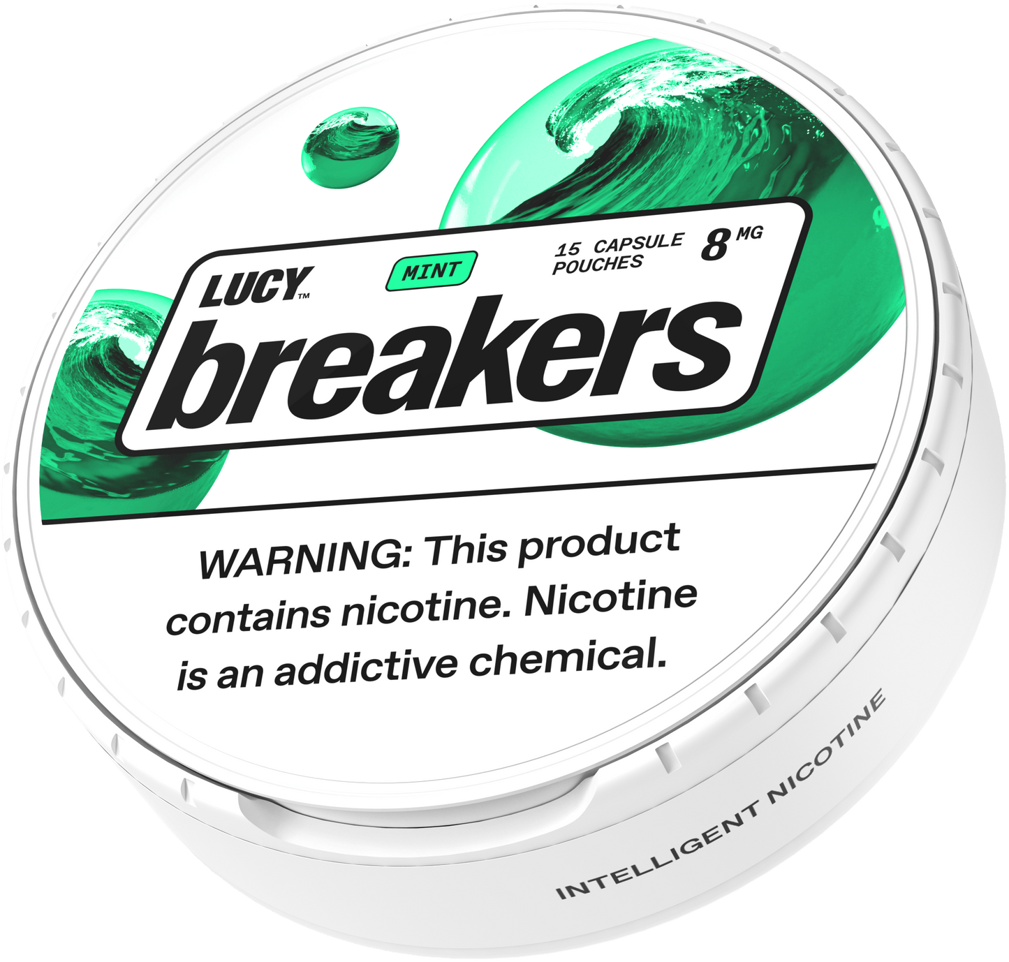 LUCY BREAKER MINT - www.usanico.comNicotine Pouches5 cans8mg