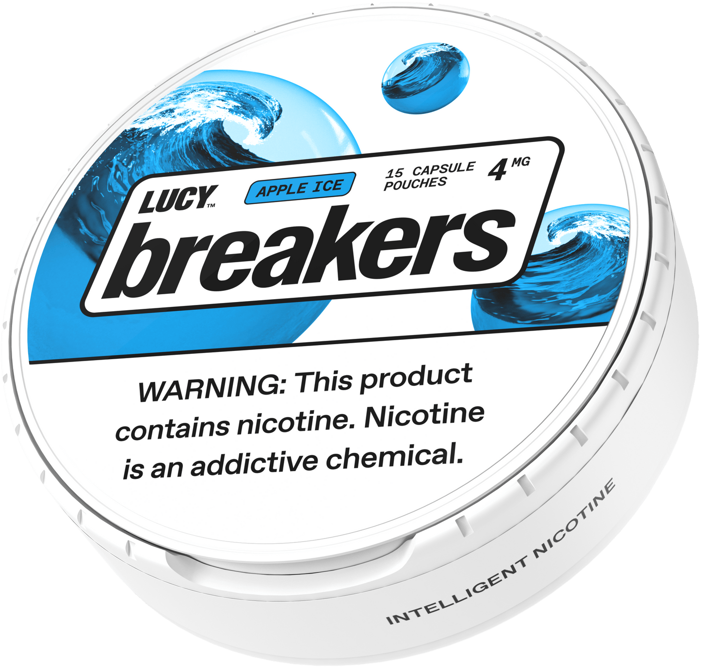 LUCY Breakers Apple Ice 4mg Nicotine Pouches