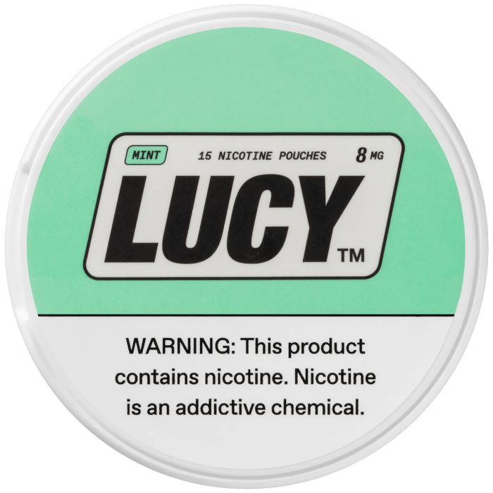 LUCY Mint 4mg, 8mg, 12mg - www.usanico.comNicotine Pouches5 cans8mg