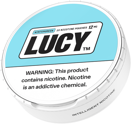 LUCY Wintergreen 12mg Nicotine Pouches