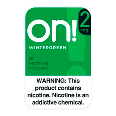 On! Wintergreen 2mg Nicotine Pouches