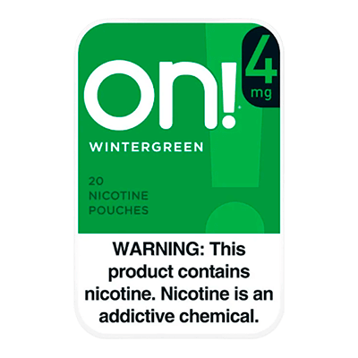 On! Wintergreen 4mg Nicotine Pouches
