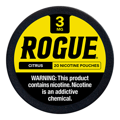 Rogue Citrus 3mg Nicotine Pouches