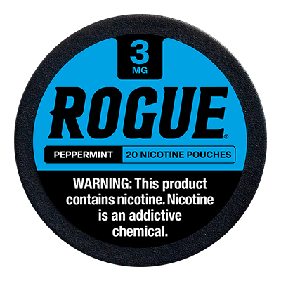 Rogue Peppermint 3mg Nicotine Pouches