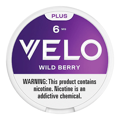 VELO Plus Wild Berry 6mg Nicotine Pouches