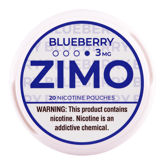 ZIMO Blueberry 3mg Nicotine Pouches