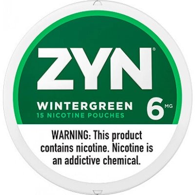 ZYN Wintergreen 6mg Nicotine Pouches