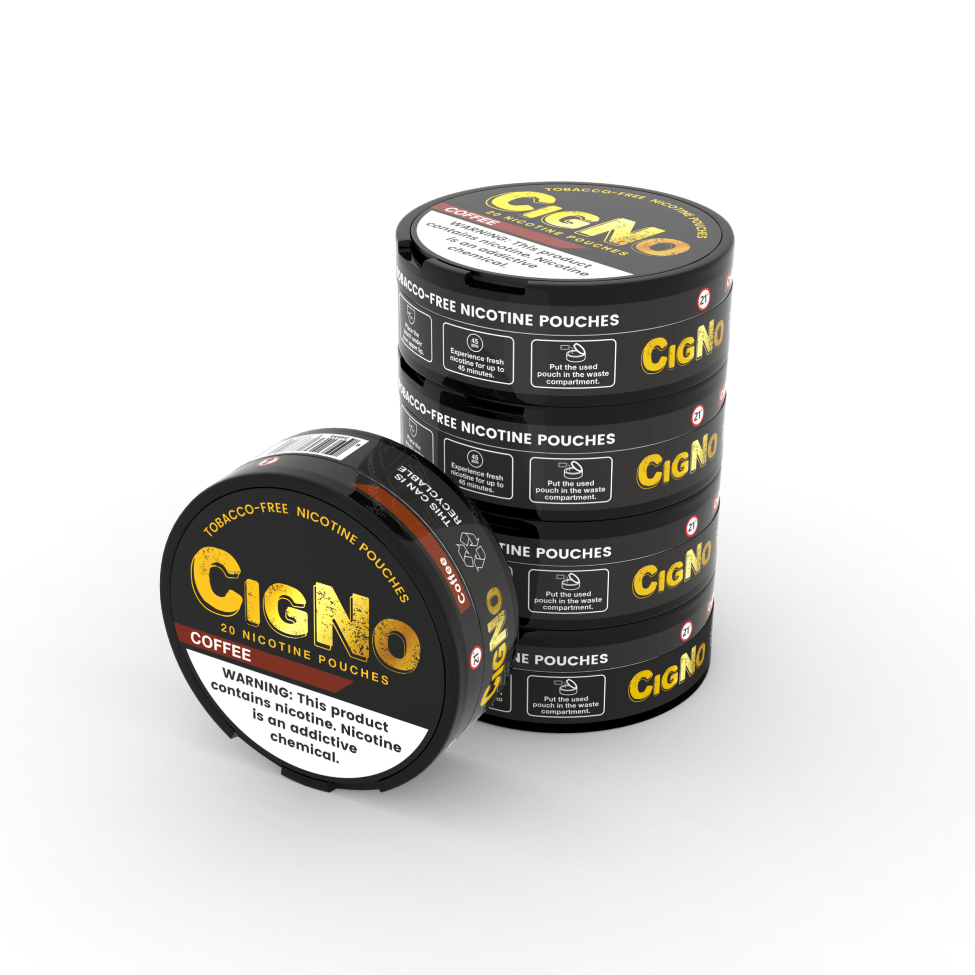 CIGNO Coffee - www.usanico.comNicotine Pouches5 cans4mg