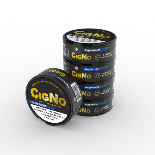 CIGNO Peppermint - www.usanico.comNicotine Pouches5 cans4mg