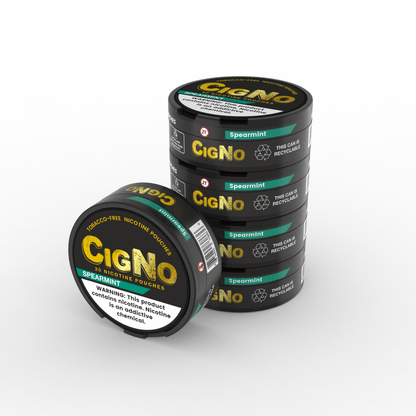 CIGNO Spearmint - www.usanico.comNicotine Pouches5 cans4mg