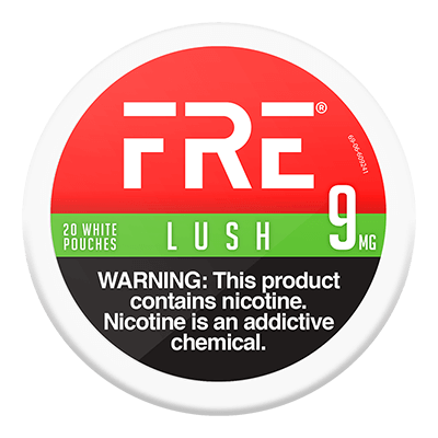 FRE Lush 9mg, 12mg, 15mg - www.usanico.comNicotine Pouches5 cans9mg