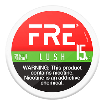 FRE Lush 9mg, 12mg, 15mg - www.usanico.comNicotine Pouches5 cans15mg