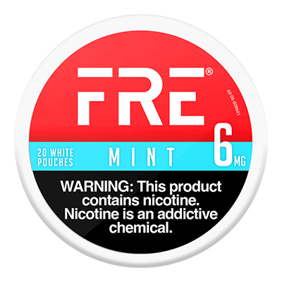 FRE Mint 6mg, 9mg, 12mg, 15mg - www.usanico.comNicotine Pouches5 cans6mg