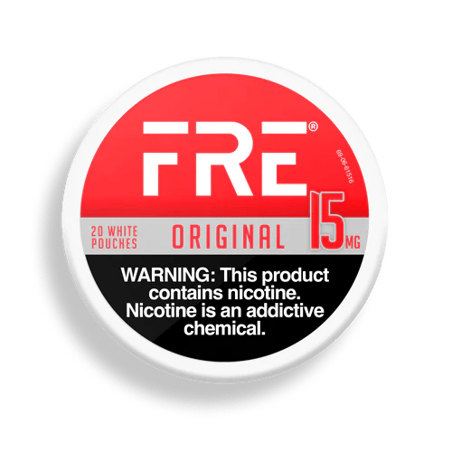 FRE Original 6mg, 9mg, 12mg, 15mg - www.usanico.comNicotine Pouches5 cans15mg