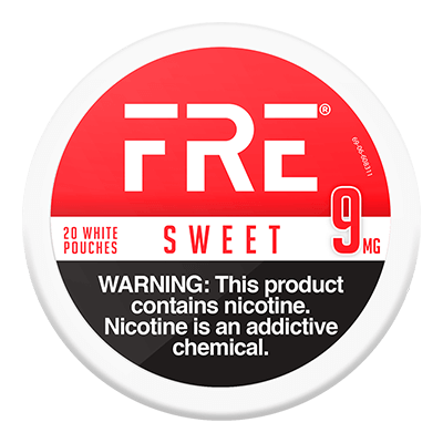 FRE Sweet 9mg, 12mg, 15mg - www.usanico.comNicotine Pouches5 cans9mg