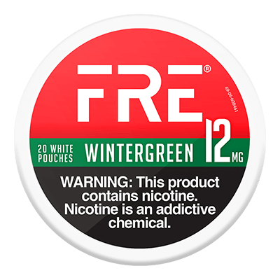 FRE Wintergreen 12mg Nicotine Pouches