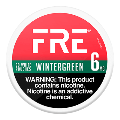 FRE Wintergreen 6mg Nicotine Pouches