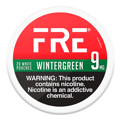 FRE Wintergreen 9mg Nicotine Pouches
