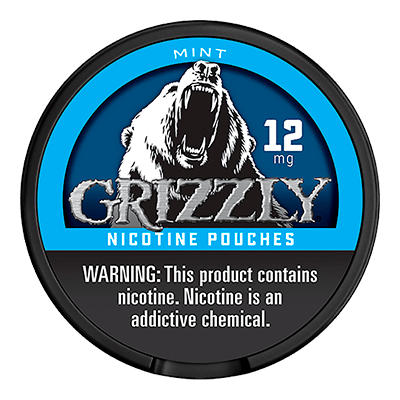 Grizzly Mint 12mg Nicotine Pouches