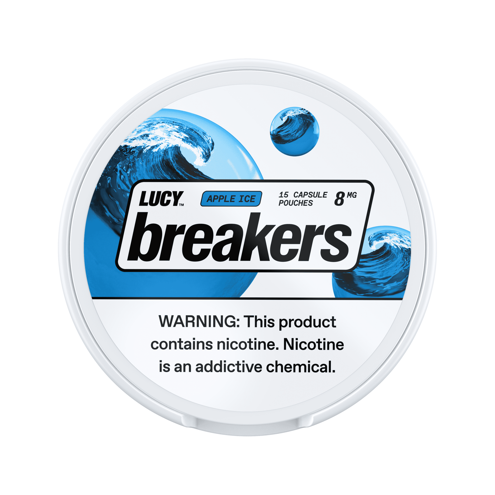 LUCY BREAKER APPLE ICE - www.usanico.comNicotine Pouches5 cans4mg