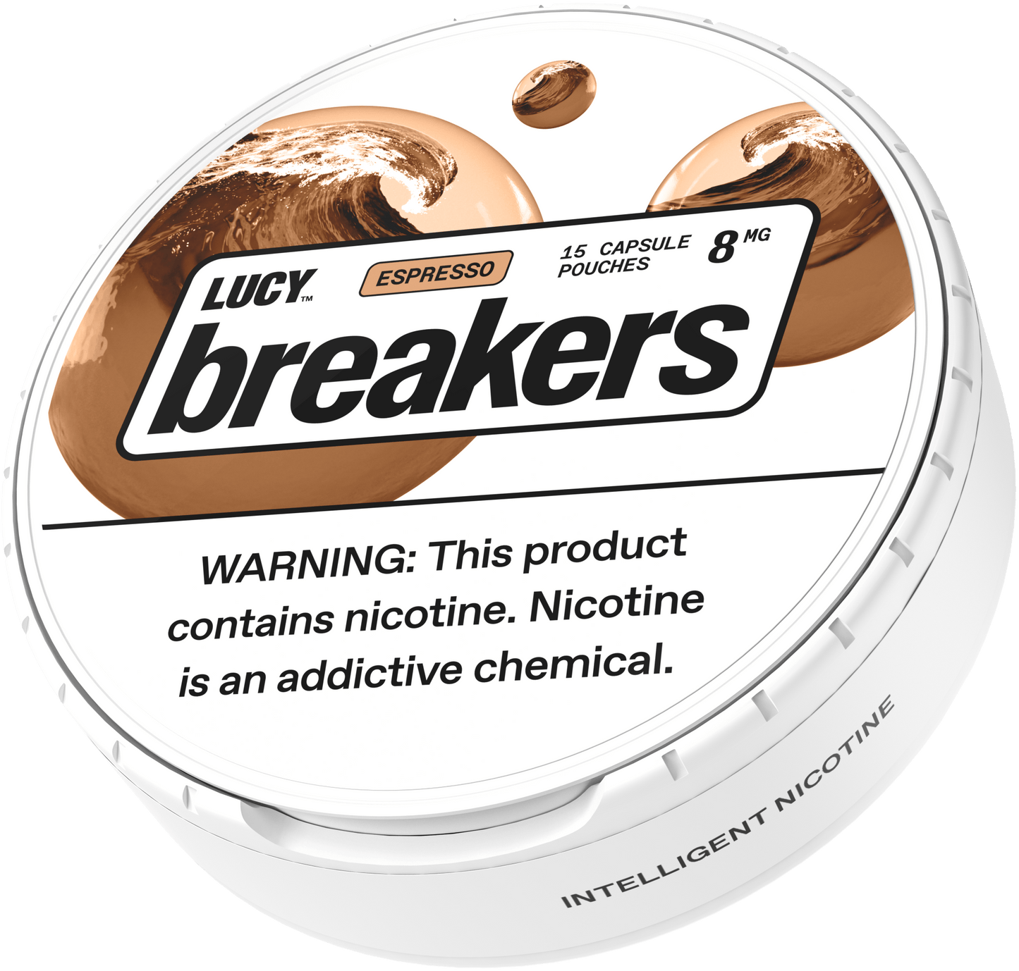 LUCY BREAKER ESPRESSO - www.usanico.comNicotine Pouches5 cans8mg