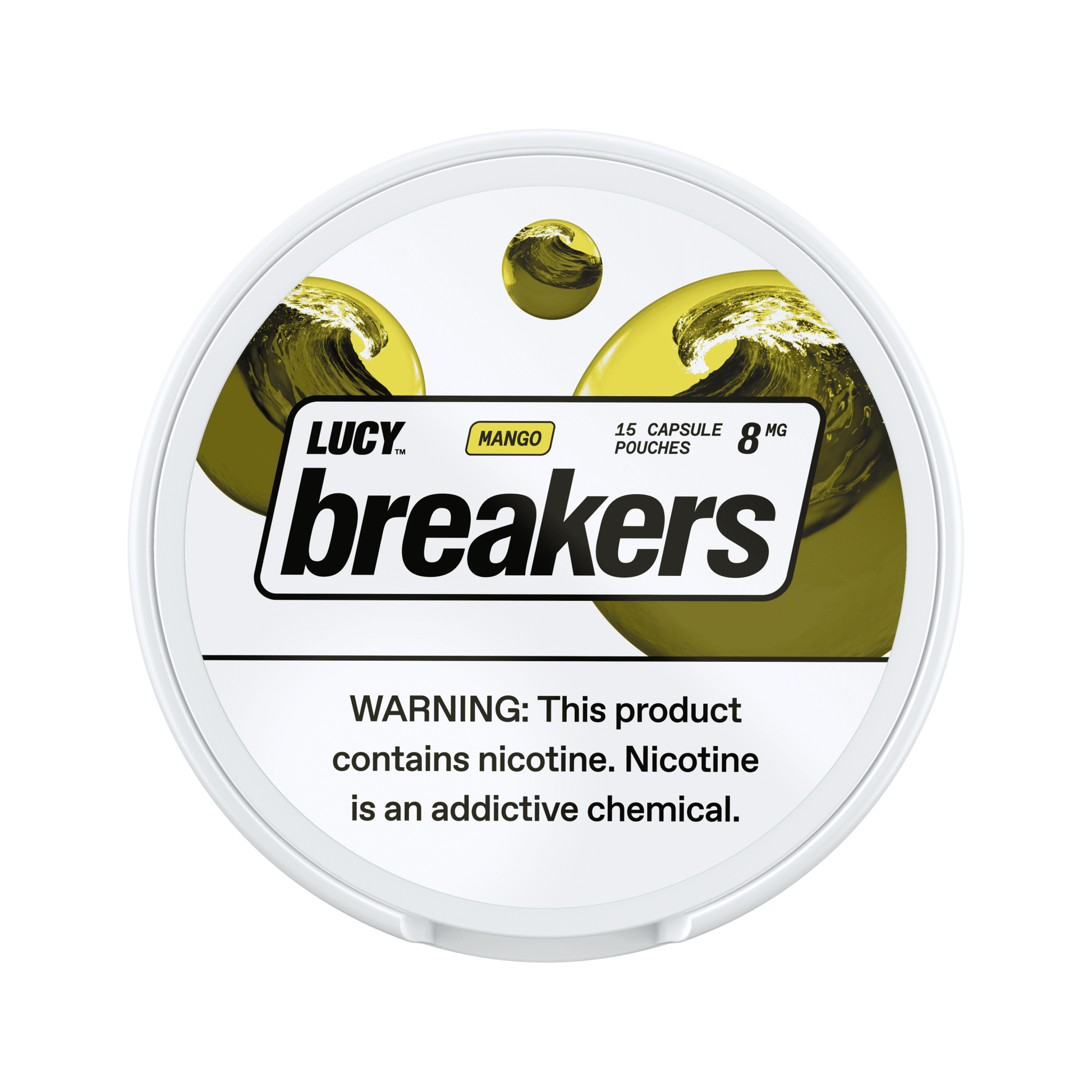 LUCY BREAKER MANGO - www.usanico.comNicotine Pouches5 cans4mg