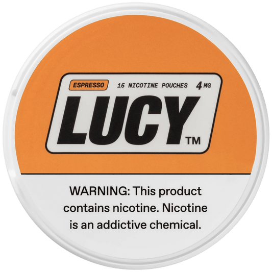 LUCY Espresso 4mg, 8mg, 12mg - www.usanico.comNicotine Pouches5 cans4mg