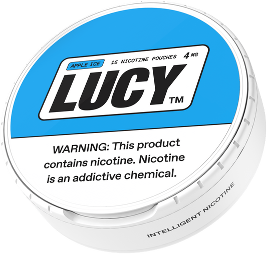 LUCY Nicotine Pouches APPLE ICE - www.usanico.comNicotine Pouches5 cans4mg