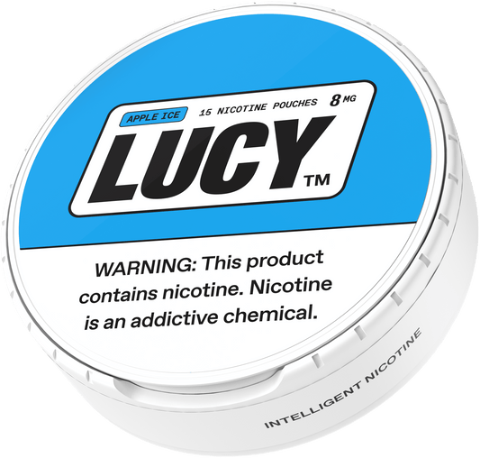 LUCY Nicotine Pouches APPLE ICE - www.usanico.comNicotine Pouches5 cans8mg