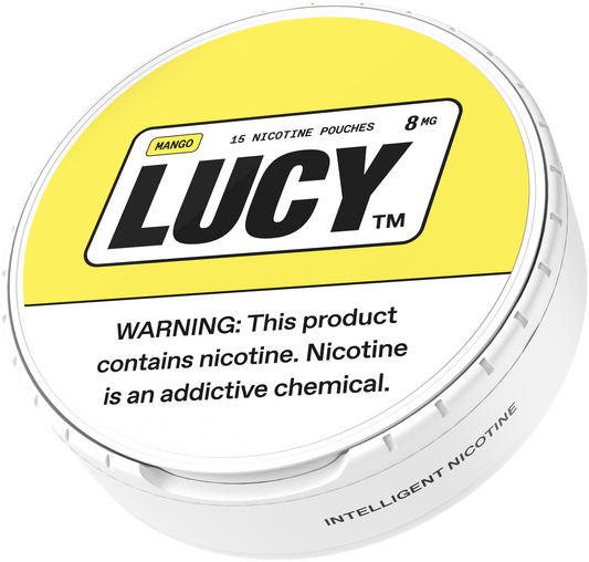 LUCY Nicotine Pouches MANGO - www.usanico.comNicotine Pouches5 cans8mg