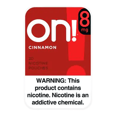 On! Cinnamon 2mg, 4mg, 8mg - www.usanico.comNicotine Pouches5 cans8mg