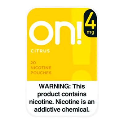 On! Citrus 2mg, 4mg, 8mg - www.usanico.comNicotine Pouches5 cans2mg