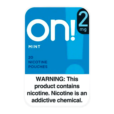 On! Mint 2mg, 4mg, 8mg - www.usanico.comNicotine Pouches5 cans2mg