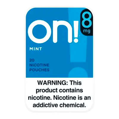 On! Mint 2mg, 4mg, 8mg - www.usanico.comNicotine Pouches5 cans8mg