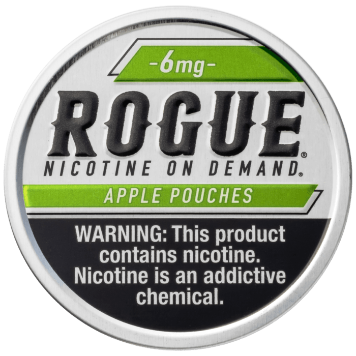 Rogue Apple 3mg, 6mg - www.usanico.comNicotine Pouches5 cans6mg