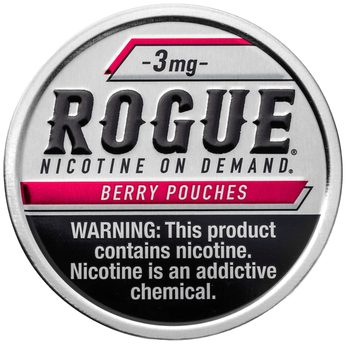 Rogue Berry 3mg, 6mg - www.usanico.comNicotine Pouches5 cans3mg