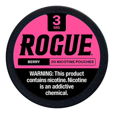 Rogue Berry 3mg Nicotine Pouches