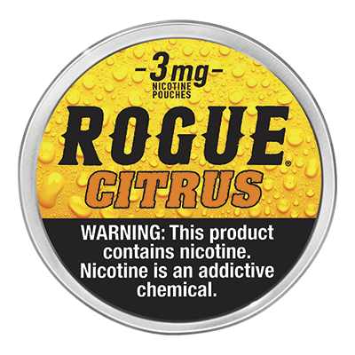 Rogue Citrus 3mg, 6mg - www.usanico.comNicotine Pouches5 cans3mg