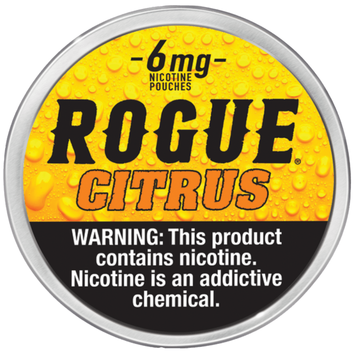 Rogue Citrus 3mg, 6mg - www.usanico.comNicotine Pouches5 cans6mg