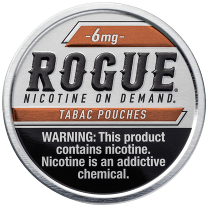 Rogue Tabac 3mg, 6mg - www.usanico.comNicotine Pouches5 cans3mg