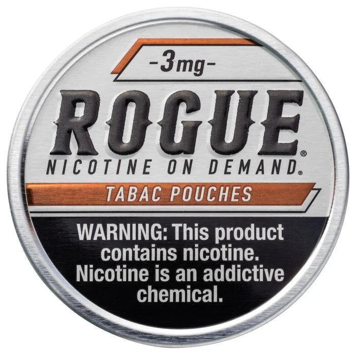 Rogue Tabac 3mg, 6mg - www.usanico.comNicotine Pouches5 cans3mg