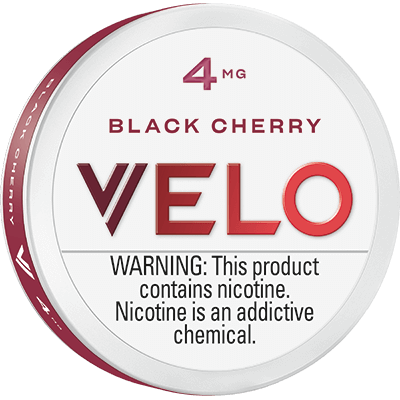 VELO Black Cherry 4mg, 7mg - www.usanico.comNicotine Pouches5 cans4mg