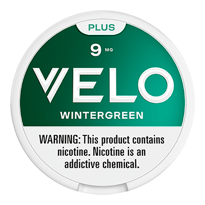 VELO Plus Wintergreen 9mg Nicotine Pouches