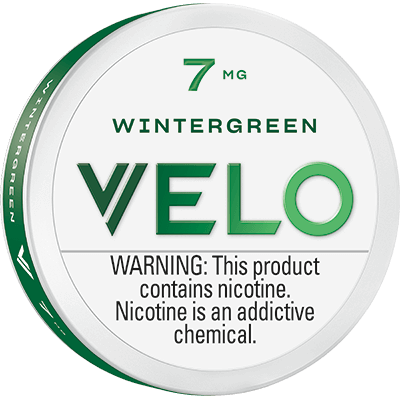 VELO Wintergreen - www.usanico.comNicotine Pouches5 cans7mg