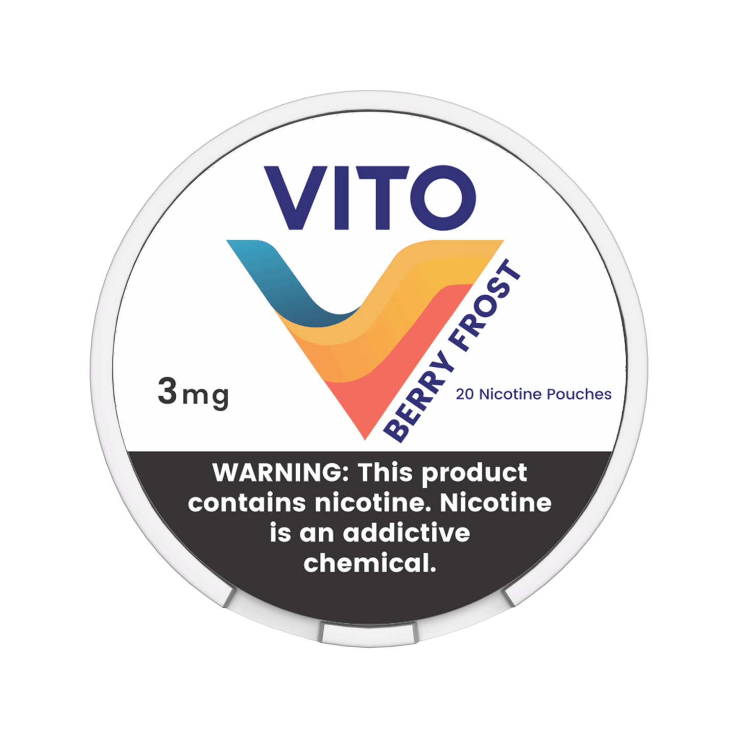 VITO Berry Frost 3mg Nicotine Pouches